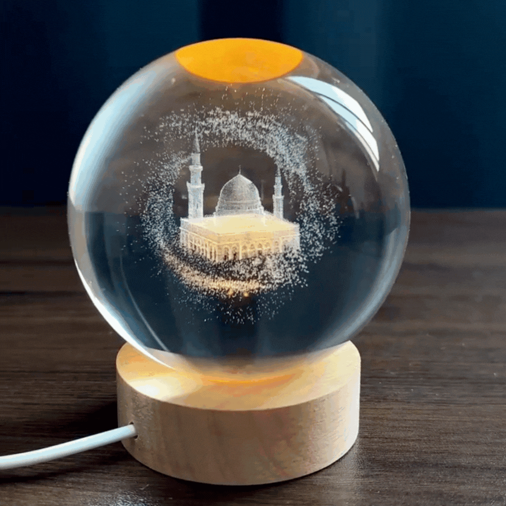 SacredLight™ Allah Crystal Lamp