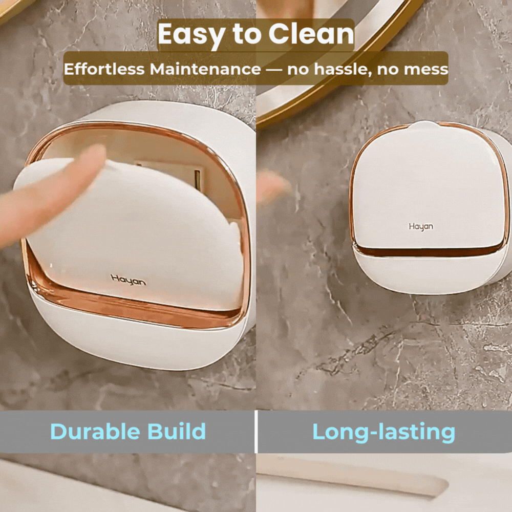 SoaDry™ – Luxury Wall-Mounted Soap Holder