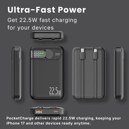 PocketCharge 10K/20K – 22.5W Power Bank