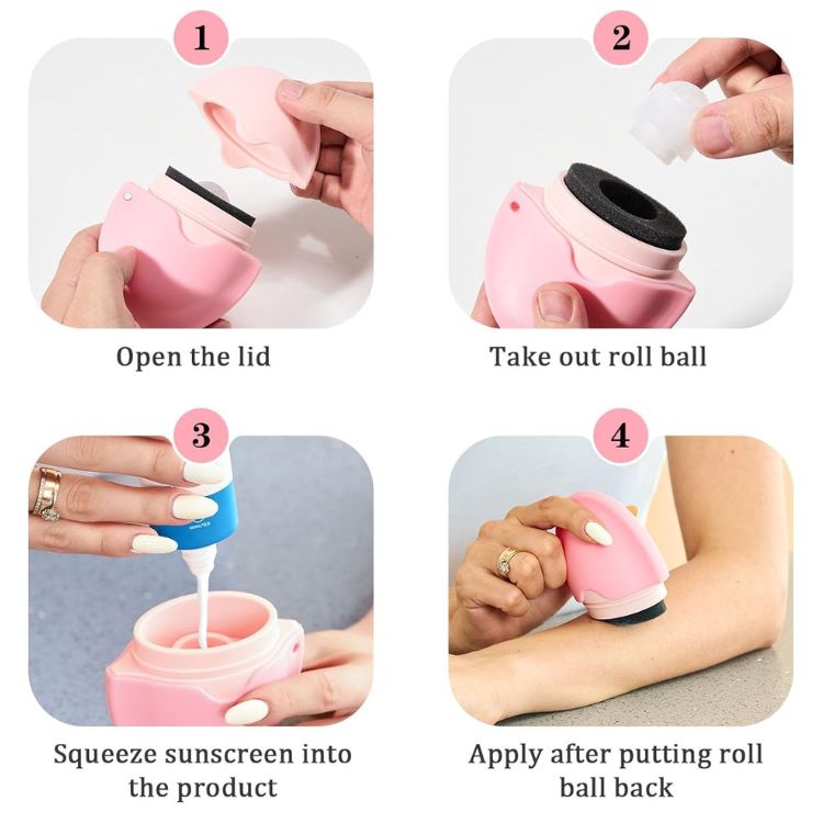 Silicon Sunscreen Applicator