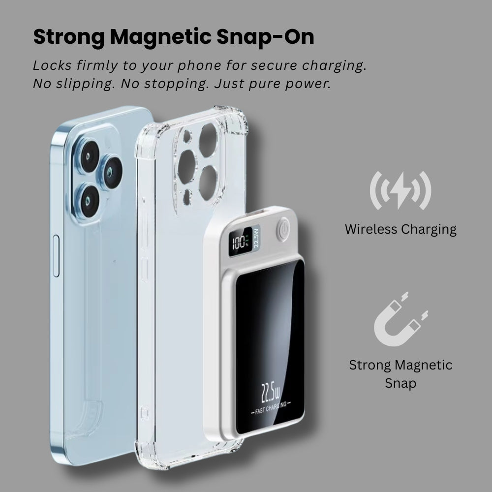SnapVolt™ Mini | 22.5W Magnetic Power Bank