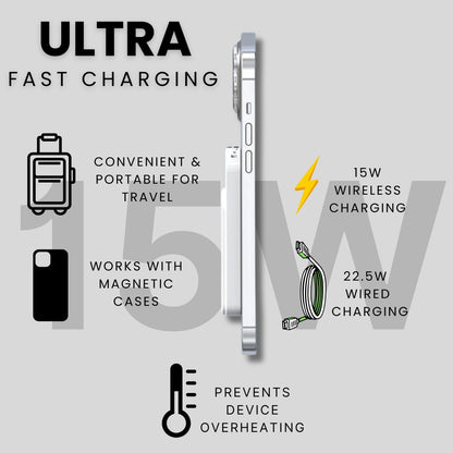 EverWatt 20W Wireless Power Bank - 10,000mAh