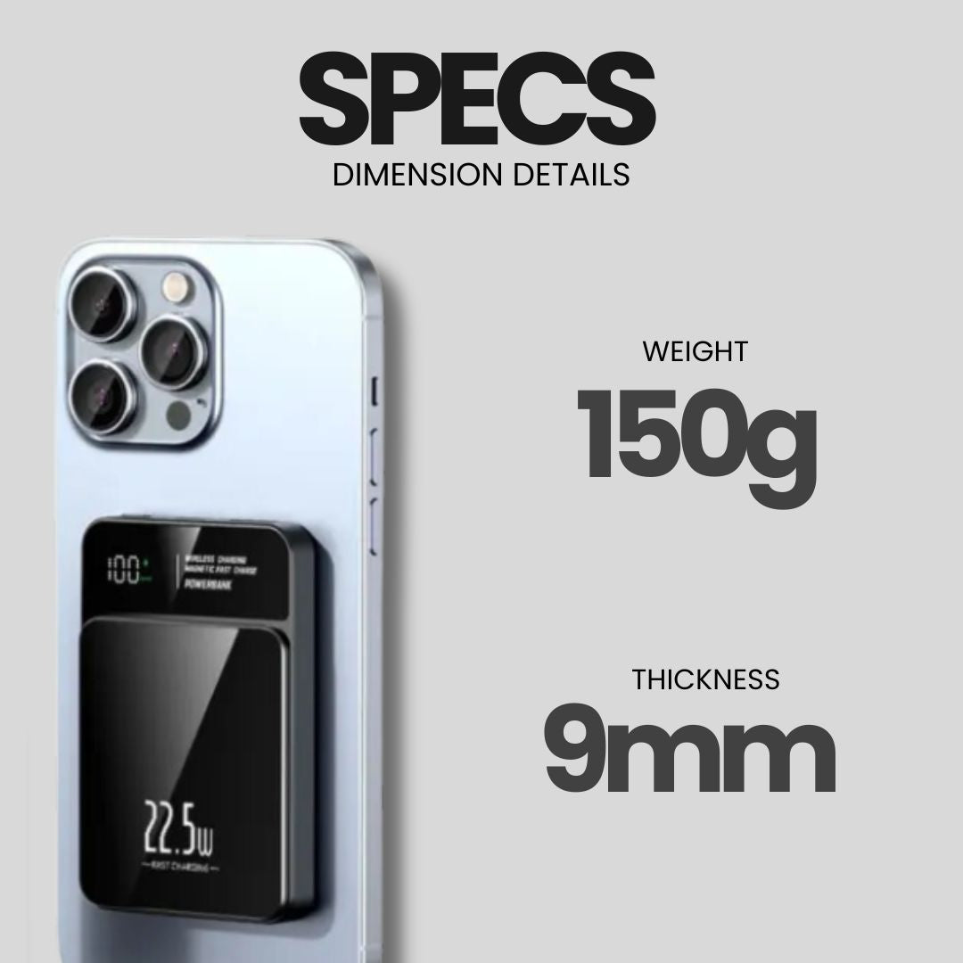EverWatt 20W Wireless Power Bank - 10,000mAh