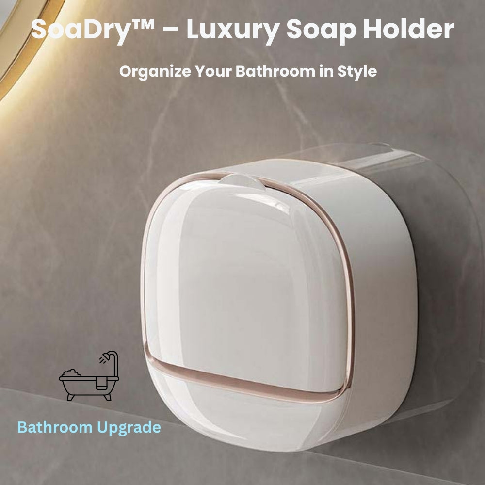 SoaDry™ – Luxury Wall-Mounted Soap Holder